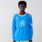 Nike Jersey T90 Energy Ls Bleu/blanc