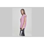 Urban classics Ladies Extended Shoulder Tee T-Shirt, Rose (Cool Pink 01467), X-Small Femme