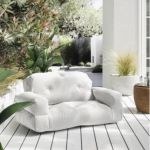 Inside75 Canape d'extérieur relax convertible HIPPO OUT couleur blanc - blanc