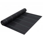 VidaXL Toile de paillage Noir 1x100 m PP