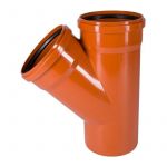 Osma KGEA Raccord en Y d&rsquo;&eacute;gout DN 200/200, 45&deg; 223300