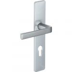 Vachette Poign&eacute;es sur plaques condamnation - aluminium anodinox - Kaza