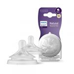 Philips Lot de 2 Tétines Natural Response 6 Trous - Préparation Epaisse