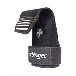 Harbinger Lifting Grips Sangle de Levage de Poignet pour haltérophilie et Musculation Noir