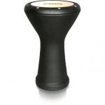 Vatan 3002 Derbouka égyptienne avec revêtement en simili cuir Taille Grande Diamètre 22 cm Noir