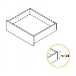 Emuca Kit de tiroir Concept hauteur 138 mm et profondeur 450 mm finition gris anthracite - 3101035