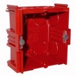 Legrand Boite d'encastrement simple carre maconnerie P. 40 mm