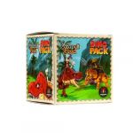 Vesuvius Media Catapult Feud: Dino Pack Expansion – T-Rex & Triceratops Launcher Add-on – Requires Base Game – Ages 7+ – English
