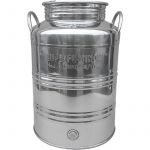 Re'servoir d'huile Mode'le Milano 10 litres en acier inoxydable avec pre'disposition pour raccord de robinet futs et futs 1/2 '