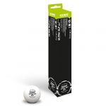 GEWO Ultra SLP Balles de Tennis de Table – 3 étoiles balles de Tennis de Table en Plastique 40+ sans Coutures – Balles de compétition certifiées ITTF – 6 balles de Tennis de Table Professionnelles de