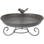 Trixie Baignoire - 800 ml et ø 22 cm - Gris - Pour oiseau