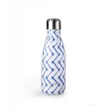 IBILI 758435Z bouteille isot rme double paroi 350 ml zigzag