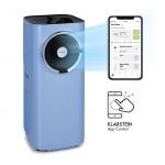 Klarstein Kraftwerk Smart 10K - Climatiseur mobile connecté - 10000 BTU - pour 29 à 49 m² - classe A - Bleu