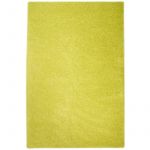 Tapis Shaggy &agrave; poils longs Vert 133 x 190 cm
