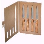 Opinel 4 couteaux de table Esprit Sud 10 cm en inox