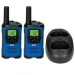 Alecto Lot de 2 talkie-walkies FR175BW Bleu-Noir