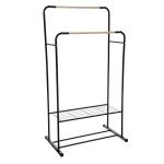 Portant à Vêtements Double "Artemis" 150cm Noir Prix