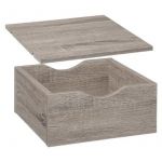 Tiroir et &eacute;tag&egrave;re Mix Gris