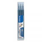 Pilot Recharge - pour roller - pointe fine 0,5 mm - set de 3 - encre bleue nuit