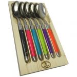 Jean Dubost Coffret cuill&egrave;re de table Tonic Mix Laguiole - lot de 6 - Couvert, M&eacute;nag&egrave;re