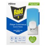 Raid Essentials Pi&egrave;ge Lumineux - Pi&egrave;ge Pour Insectes Volants - Sans Insecticides - 1 Pi&egrave;ge + 1 Recharge