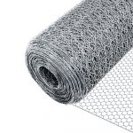 VOUNOT Grillage a Poule renforcée 1x50m Maille 25mm Hexagonal Triple Torsion Clôture Résistant Poulailler Jardin Grillage pour Élevage Volaille