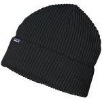 Patagonia Fisherman's Rolled Beanie Black Taille unique