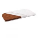 Babybay ORIGINAL - Matelas Natural en coton/polyester/Fibre de noix de coco. L - H - P : 81 - 5 - 40,5 cm - bicolore