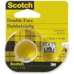 Scotch Ruban double-face avec d&eacute;vidoir 12 mm x 6.3 m