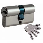 Iseo France Cylindre vari&eacute; - ISR6 - profil europ&eacute;en - 30x30 mm - laiton nickel&eacute;