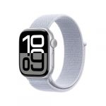 Apple Watch Series 10 GPS 42mm Boîtier en Aluminium Argent avec Boucle Sport Nuee bleue