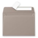 Clairefontaine 55636C - Boîte de 200 enveloppes Pollen 114x162, 120 g/m², coloris gris acier