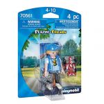 Playmobil Joueur et Voiture t&eacute;l&eacute;command&eacute;e 70561