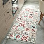 Nazar Tapis de cuisine carreaux de ciment RUGS - 80x150 cm - Azulejos - Multicolore