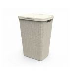 Curver Coffre à linge Jute 58 L - Beige