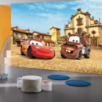 Papier peint XXL intisse Flash Mcqueen et Martin 360X255 CM AG ART