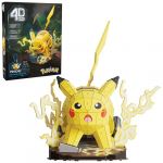 Spin Master 4D Build - Puzzle 3D Pok&eacute;mon - Maquette Pikachu Pok&eacute;mon 201 Pi&egrave;ces - Pikachu Inspir&eacute; du Dessin Anim&eacute; - Puzzle Adulte - Jeu De Construction &Agrave; Collectionner - Jouet Adulte - Jeu Enfant 12 Ans Et +