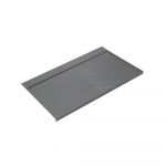 Emuca Protecteur Fond Module Cuisine, Tapis Protecteur M100, 967 x 580mm, épaisseur 16 mm, Plastique, Gris Antracite