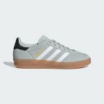 Adidas Originals Gazelle Indoor J wonder silver/ftwr white/core black Unisex vert Taille 38 2/3 Chaussures - Couleur vert - Taille 38.666