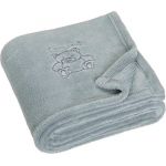 Playshoes Couverture polaire ours 100 x 150 cm gris