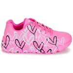 Skechers Baskets basses enfant JGOLDCROWN: UNO LITE - METALLIC LOVE Rose - Taille 36,37,38,39,27,28,29,30,31,32,33,34,35