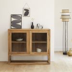 Bois Dessus Bois Dessous Buffet en bois de teck 2 portes 120 cm