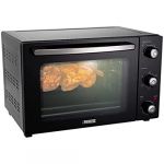 Princess DeLuxe Four à convection 32 L 1500 V 3 côtés Revêtement 90-230 C Panneau avant en verre Noir/argenté