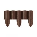 Cellfast Bordure de Jardin 5901828858512 Palissade, Marron, 8 pièces, 2,4 x 0,3 m