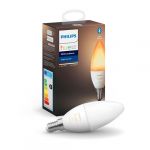 Philips Ampoules connectés White Ambiance E14 flamme 6W x2