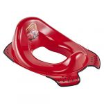Keeeper Disney Cars Si&egrave;ge de toilette enfant enfant de 18 mois &agrave; environ 4 ans Fonction antid&eacute;rapante Ewa Rouge cerise