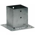 Simpson Strong-Tie Pied de poteau carré de jardin - Finition noire PPJBT90PB