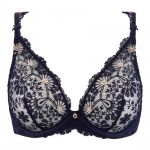 Aubade Soutien-gorge triangle avec armatures ART OF INK Bleu - Couleur Bleu - Taille 90D