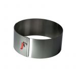 Lares Cercle à pâtisserie extensible 18-30 cm / Hauteur 7 cm