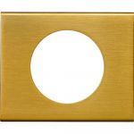 Legrand Plaque de finition simple C&eacute;liane Mati&egrave;re Bronze Dor&eacute;